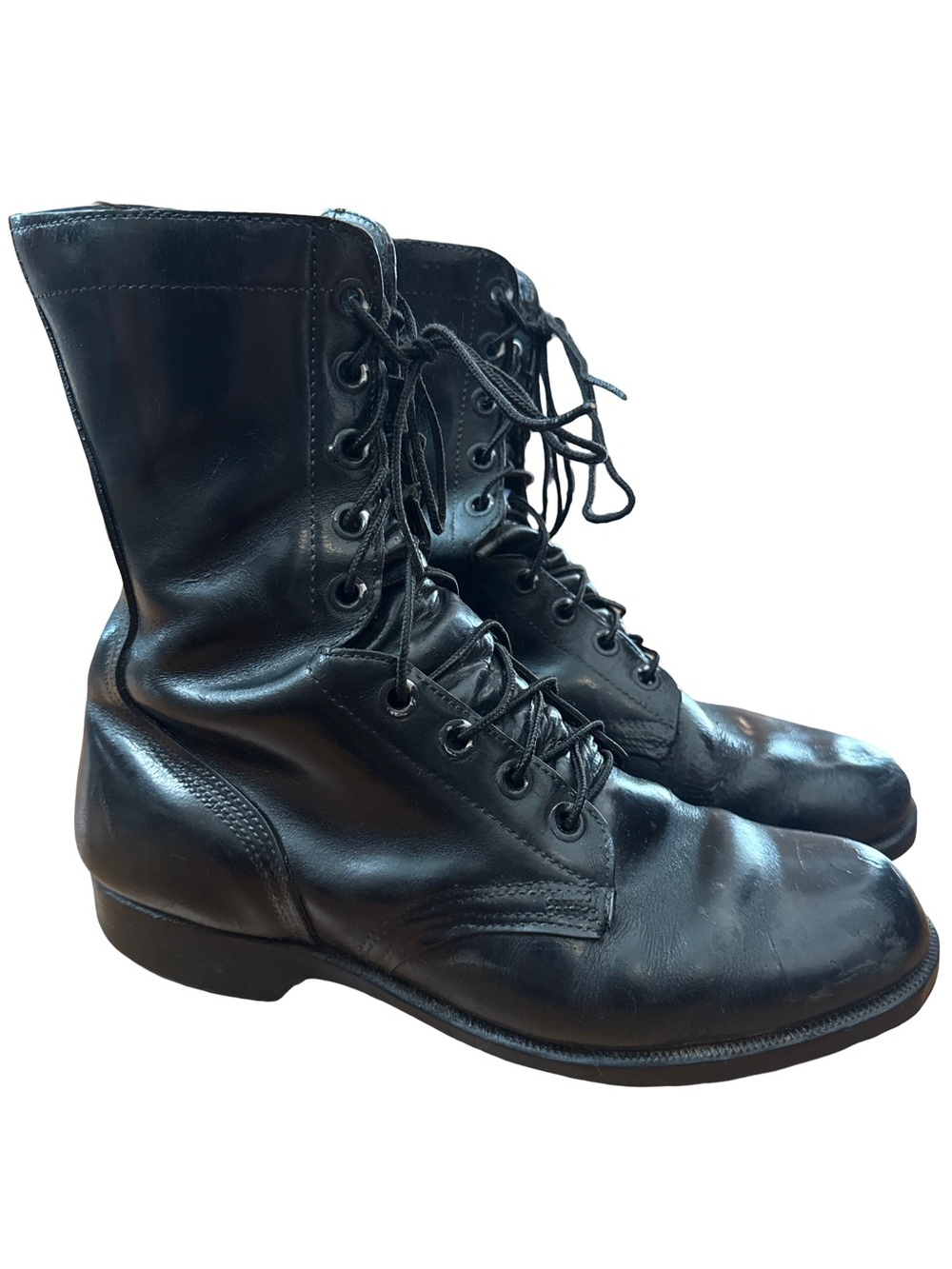 Vintage 70’s/80’s U.S. Military Leather Combat Surplus Boots Black Mens Size 11R